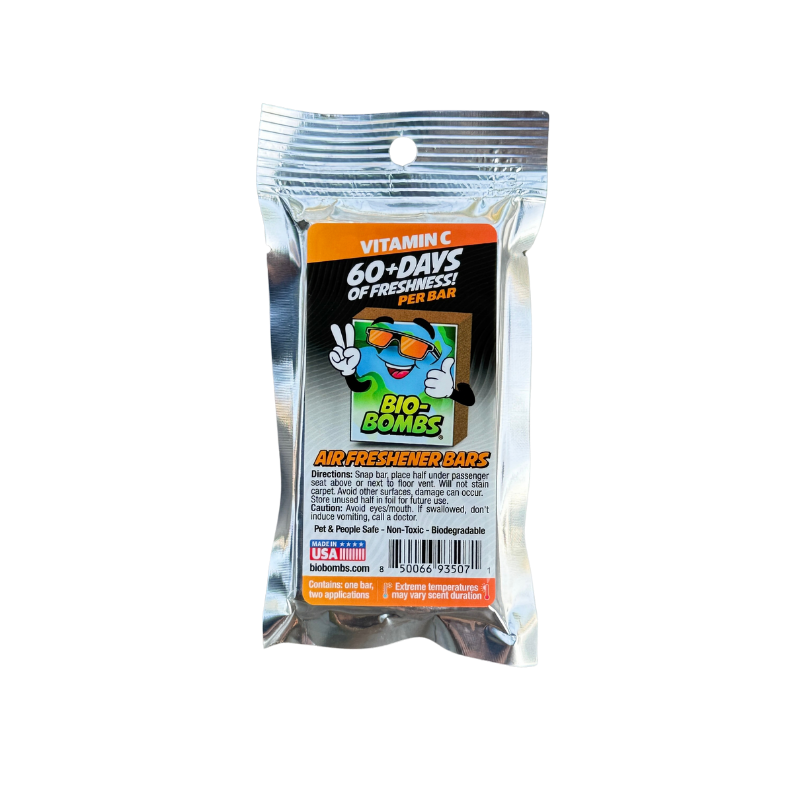 BIO BOMBS THE BEST CAR AIR FRESHENER - BIO-FRESH BAR