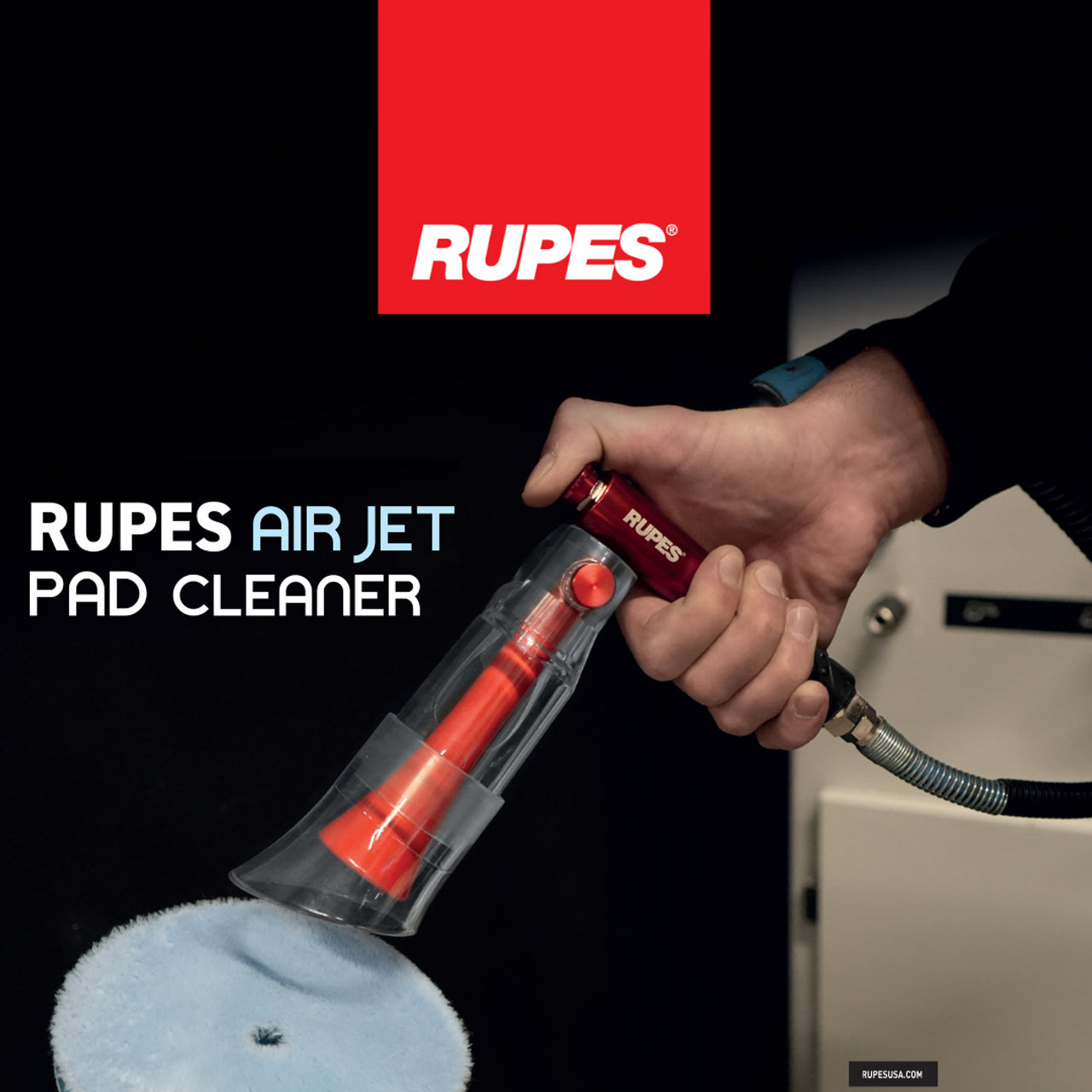 RUPES Air Jet Pad Cleaning Gun with Dust Extraction *New*