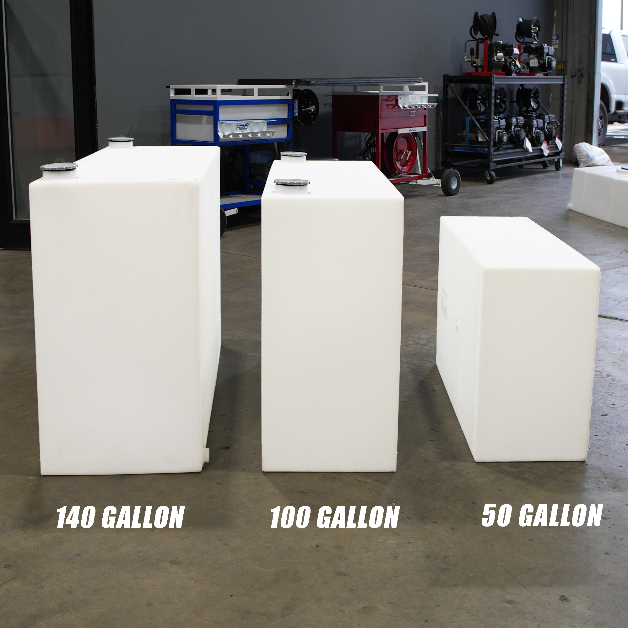 50 Gallon Slim Water Tank - Detailing Tank