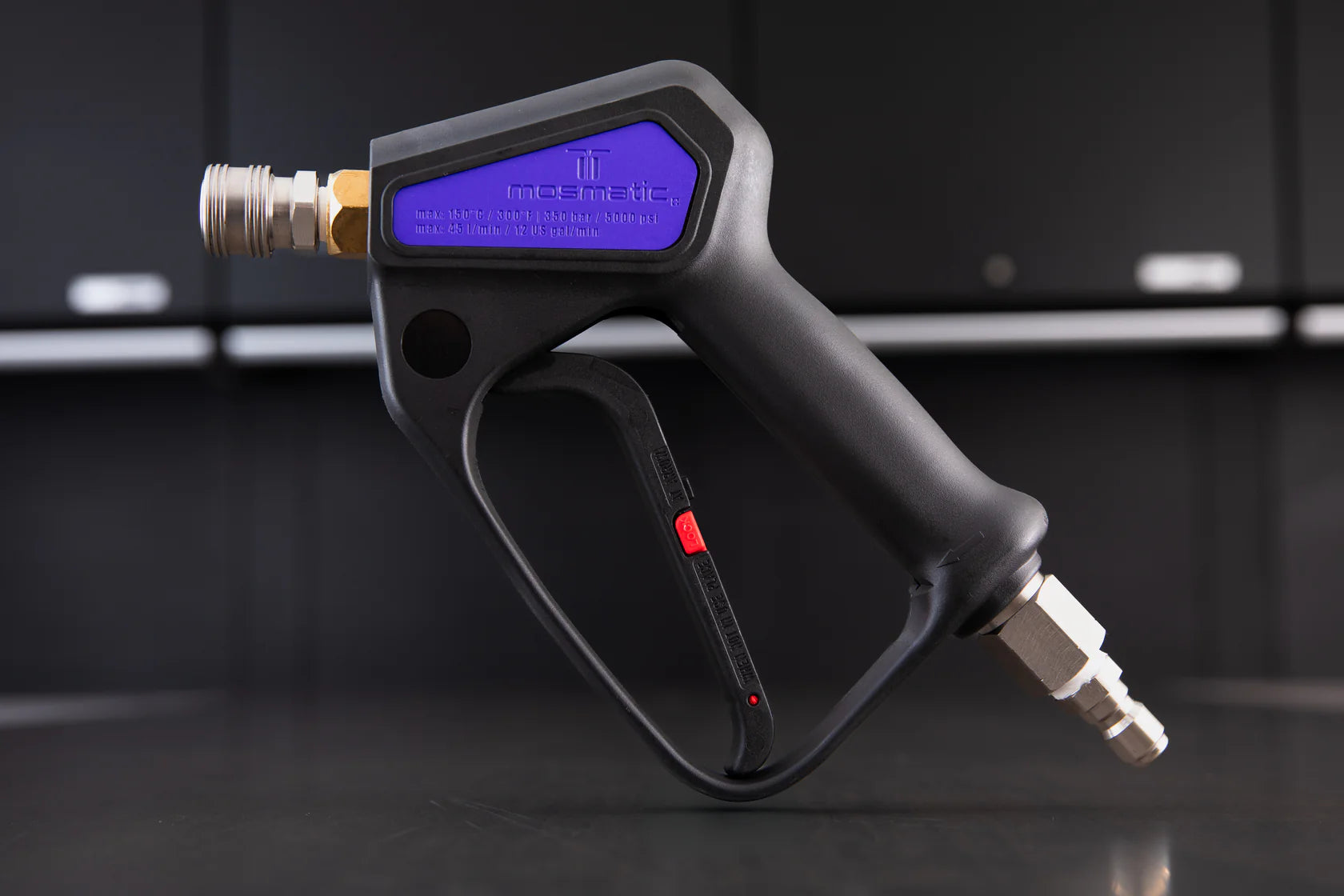 Mosmatic Pressure Washer Gun / Stainless Swivel W Prima Fittings