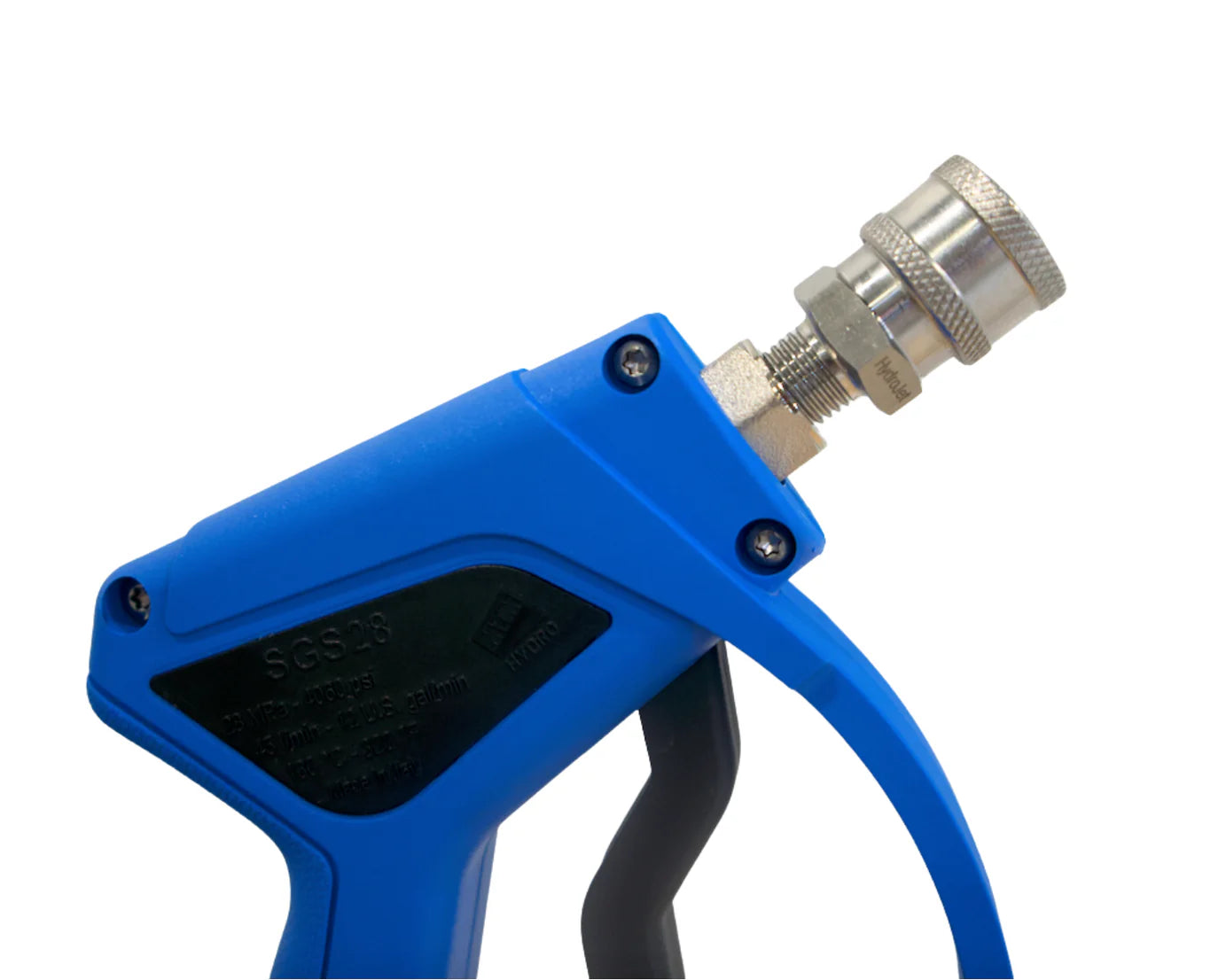 MTM  SGS28 Light Blue Spray Gun w/ SS QC Fittings