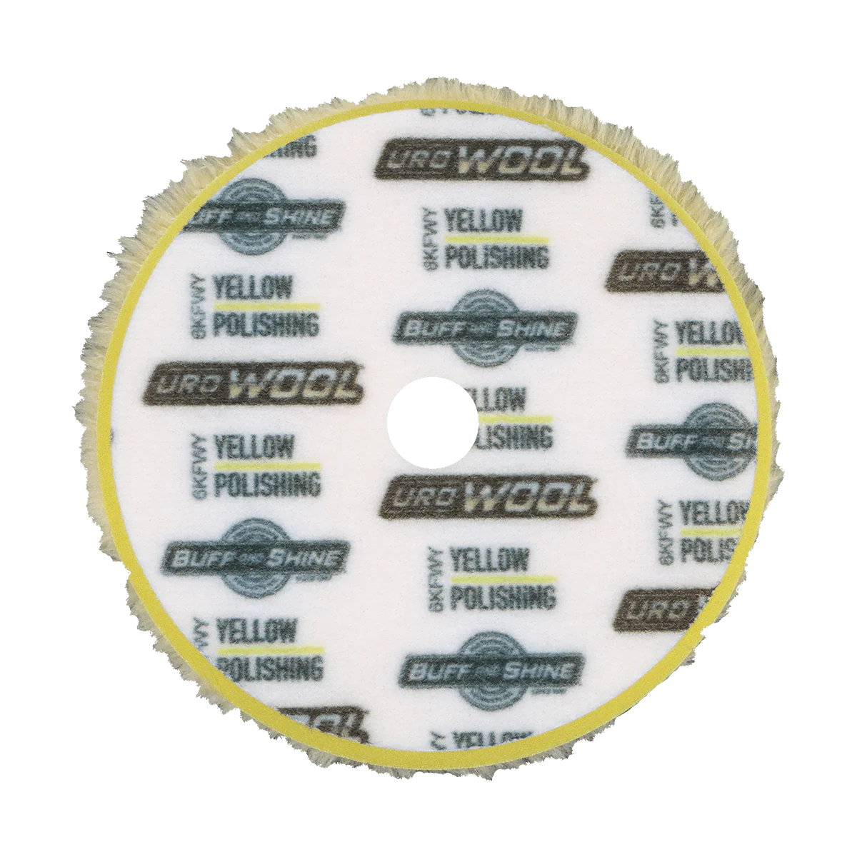 BUFF AND SHINE Wool Yellow Pad