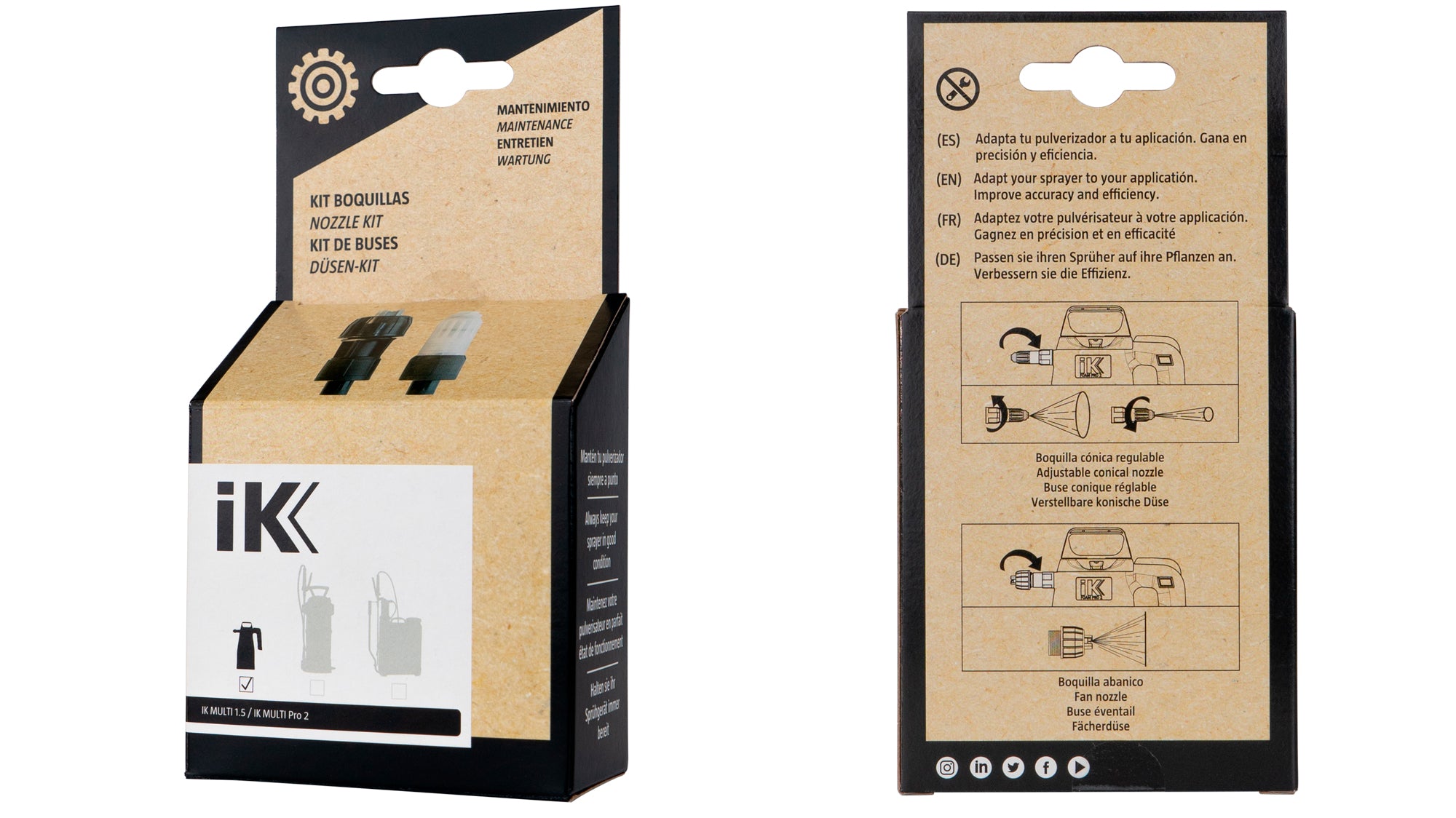 IK MULTI 1,5 / Pro 2 nozzle kit