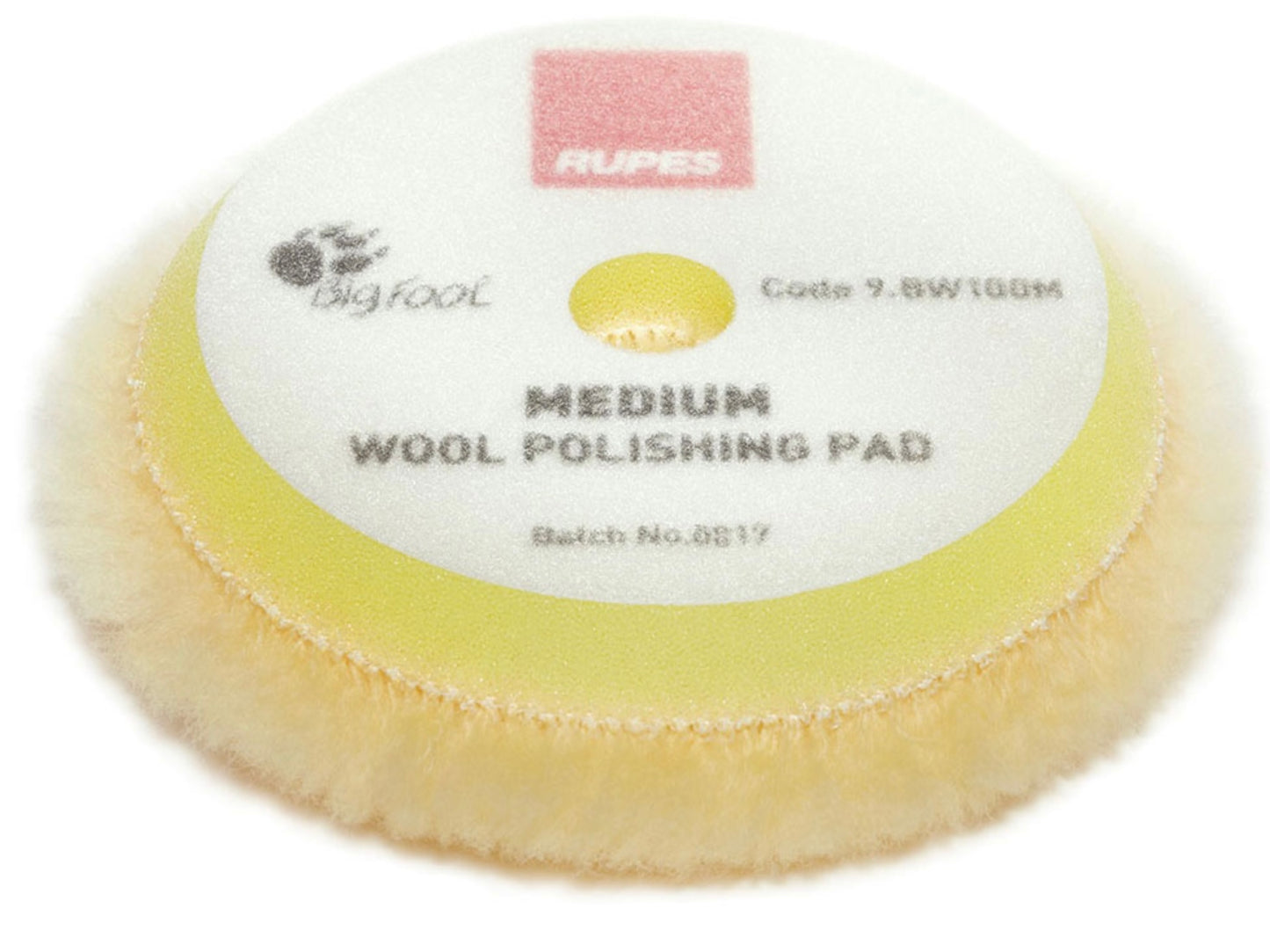 Rupes D-A Medium wool pad 6in