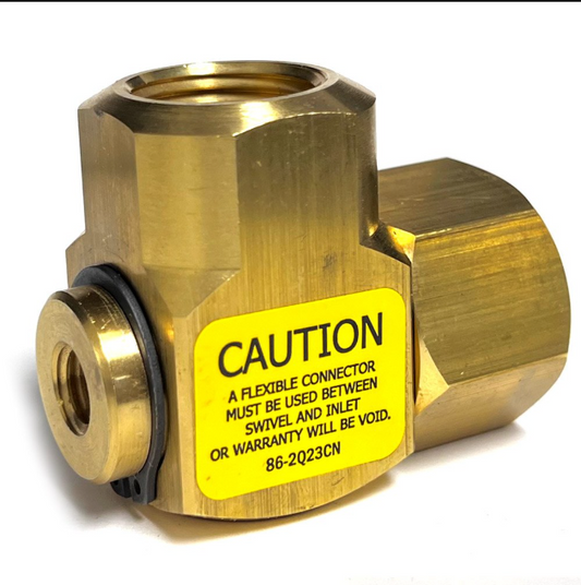 SWIVEL 3/8"NPT BRASS NITRILE