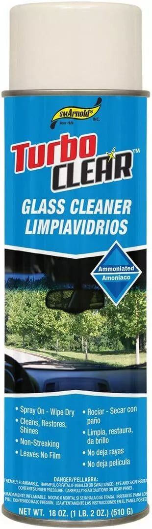 Turbo clear glass cleaner